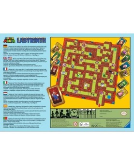 Juego de mesa ravensburger labyrinth super mario