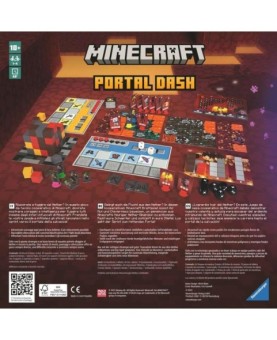 Juego de mesa ravensburger minecraft portal dash (ex magma & monsters)