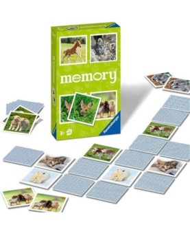 Juego de mesa ravensburger memory animal baby bag