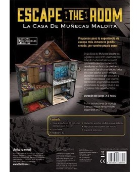 Juego de mesa escape the room la casa de muñecas maldita