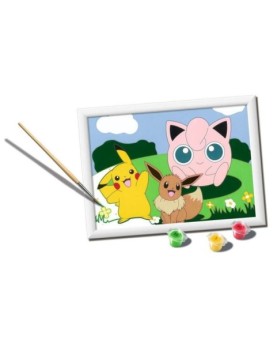 Kit para pintar con números ravensburger creart serie d pokemon: clasicos