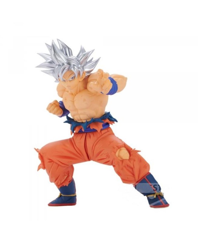 Figura banpresto dragon ball super blood of saiyans special goku ss silver 12cm