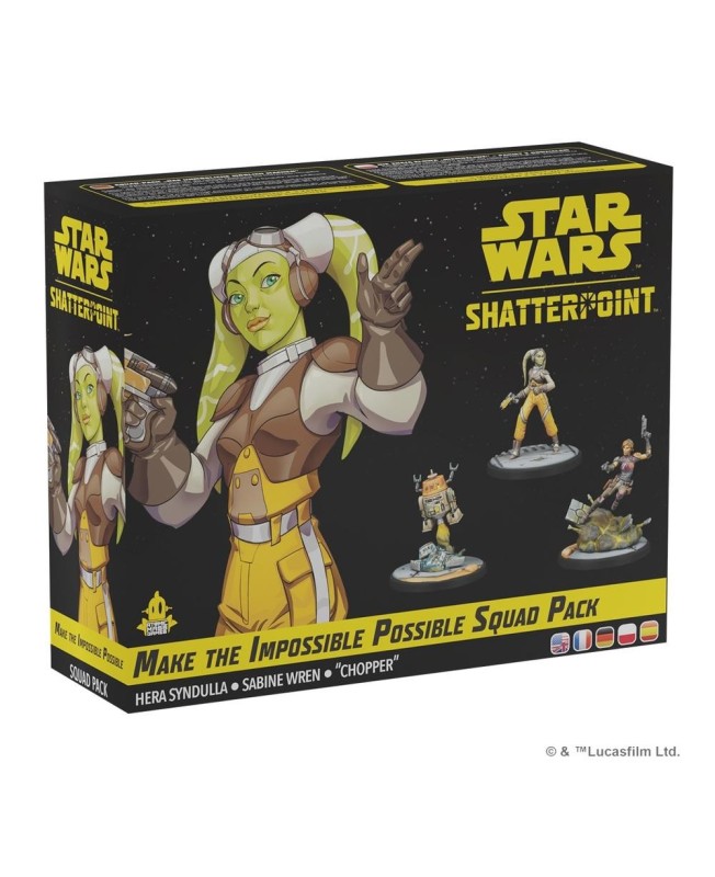 Juego de mesa star war shatterpoint make the impossible possible squad pack edad recomendada 14 años