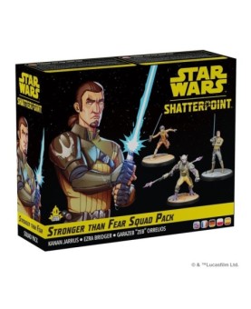 Juego de mesa star wars shatterpoint stronger than fear squad pack edad recomendada 14 años