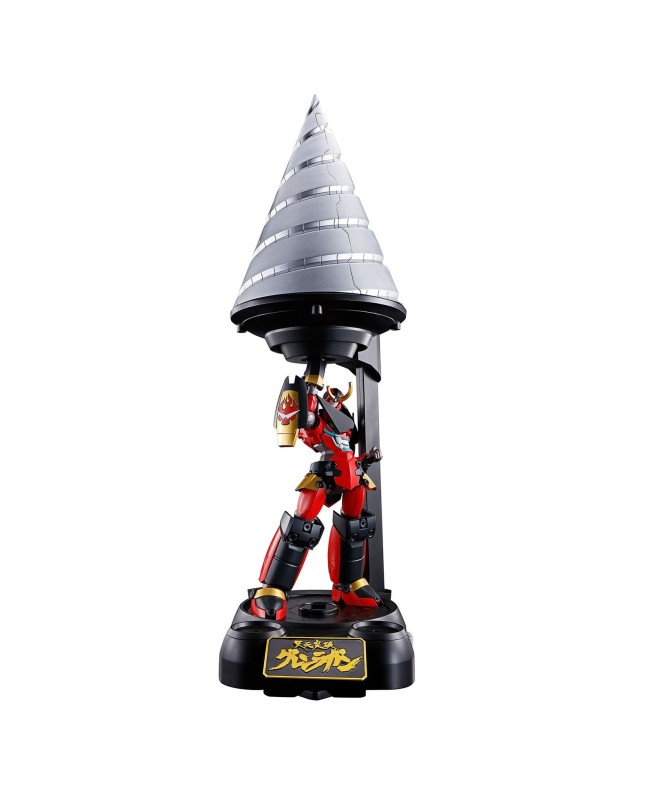 Figura tamashii nations tengen toppa gurren lagann soul of chogokin gx - 107 gurren lagann & giga drill set