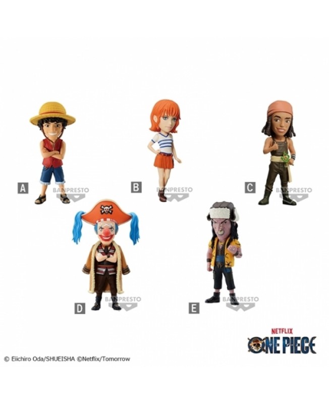 Figura banpresto one piece netflix world collectable vol.1 7cm