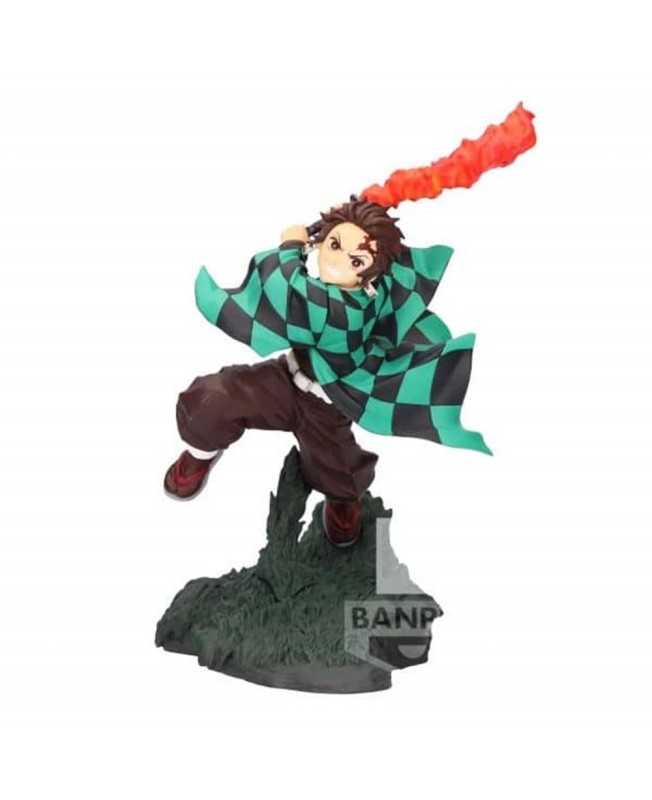 Figura banpresto demon slayer kimetsu no yaiba combination battle tanjiro kamado 9cm