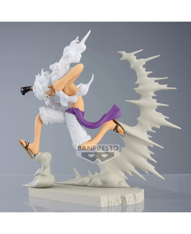 Figura banpresto one piece senkozekkei monkey d luffy gear 5 7cm