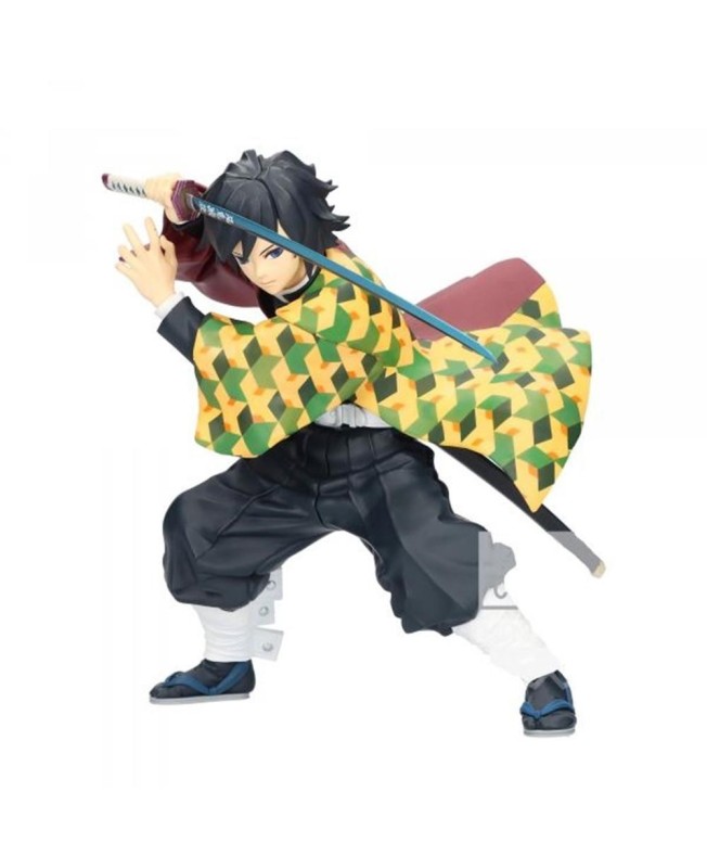 Figura banpresto demon slayer kimetsu no yaiba maximatic giyu tomioka 17cm