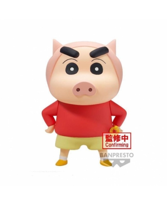 Figura banpresto crayon shinchan cosplay shinchan pig 11cm