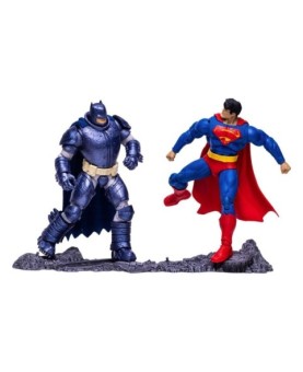 Pack 2 figuras mcfarlane toys collector multipack superman vs. armored batman