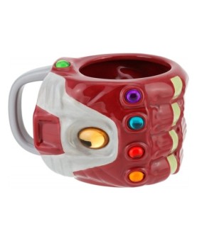 Taza 3d xl paladone marvel los vengadores guantelete del infinito con gemas