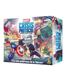 Juego de mesa marvel crisis protocol caja inicial los mas poderosos de la tierra edad recomendada 14 años