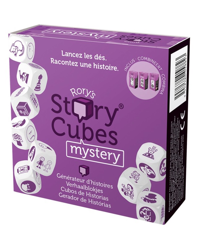 Juego de mesa asmodee story cubes mystery pegi 8