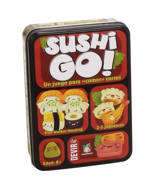 Juego de mesa devir sushi go pegi 10