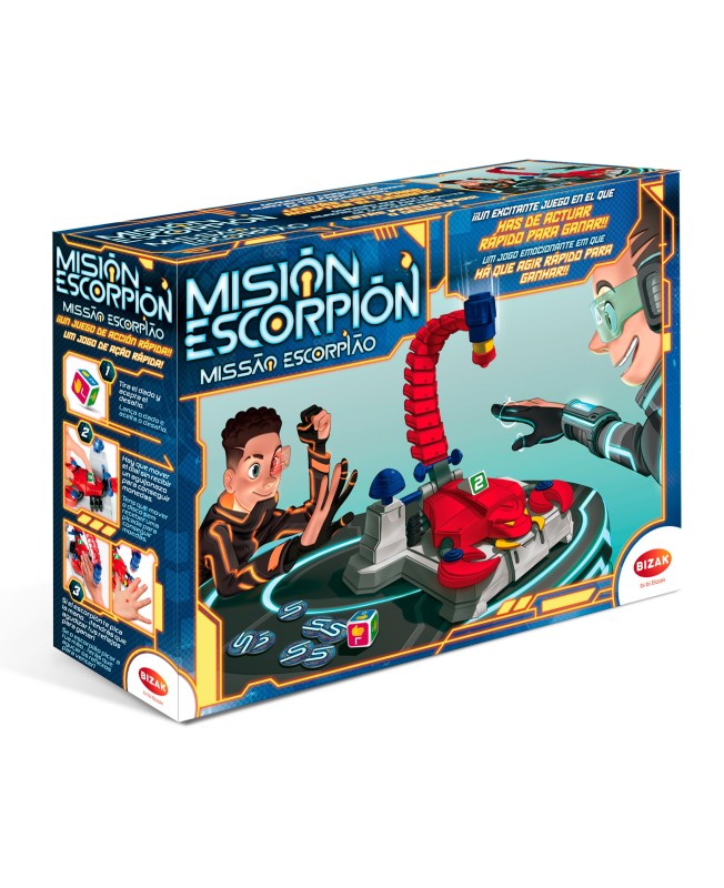 Juego de mesa bizak misión escorpión