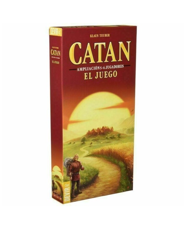 Juego de mesa devir colonos de catan 5 - 6 jugadores pegi 10