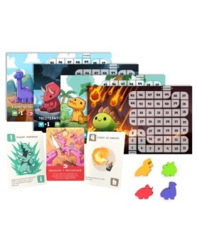 Juego de mesa happy little dinosaurs pegi 8