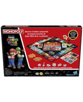 Juego de mesa monopoly the super Mario Bros la película