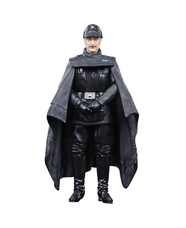 Figura hasbro star wars: andor -  oficial imperial (dark times) the black series