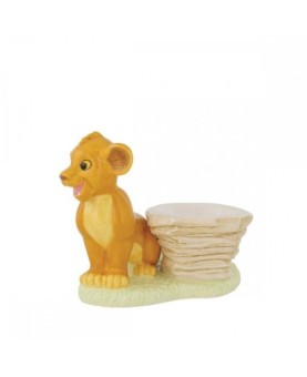 Figura decorativa enesco disney el rey león simba huevera