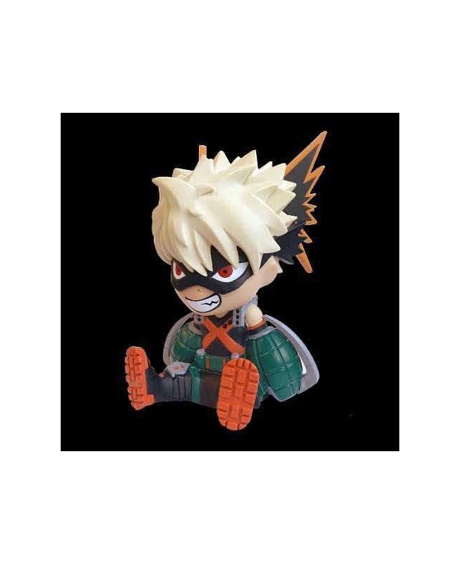 Figura hucha plastoy my hero academia katsuki bakugo tirelire re - run 18cm