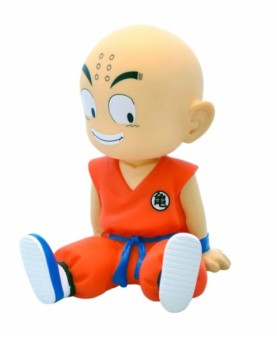 Figura hucha plastoy dragon ball krilin sentado