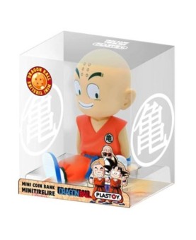 Figura hucha plastoy dragon ball krilin sentado