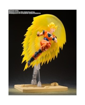 Figura tamashii nations sh figuarts dragon ball z super saiyan son goku's set teleport kamehameha 15cm