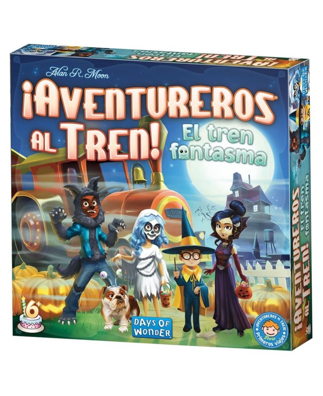 Juego de mesa ¡aventureros al tren! el tren fantasma pegi 6