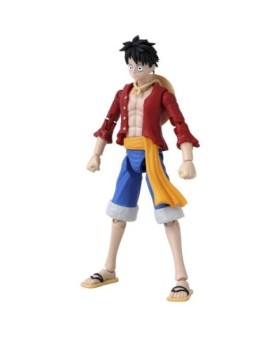 Figura bandai one piece anime heroes monkey d. luffy new version