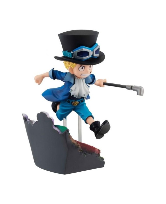 Figura megahouse gem series one piece sabo run! run!