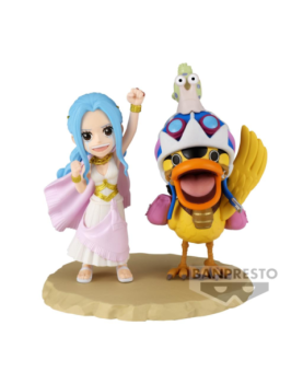 Figura banpresto: one piece log stories vivi y karoo