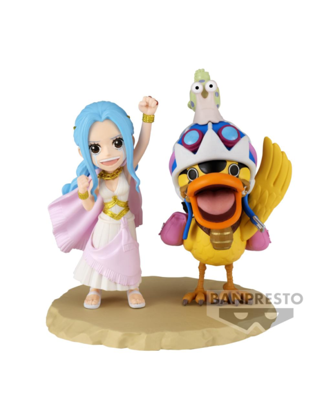 Figura banpresto: one piece log stories vivi y karoo