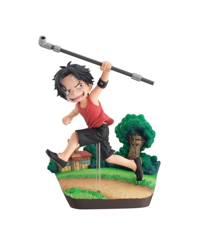 Figura megahouse gem series one piece portgas d. ace run! run! run!