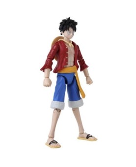 Figura bandai one piece anime heroes monkey d. luffy new version