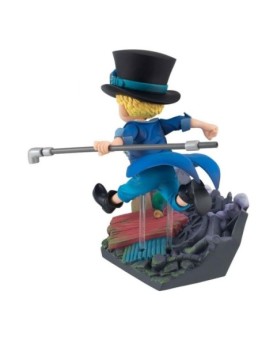 Figura megahouse gem series one piece sabo run! run!