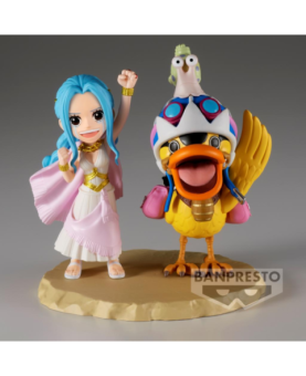 Figura banpresto: one piece log stories vivi y karoo