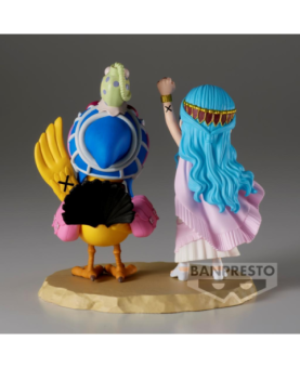 Figura banpresto: one piece log stories vivi y karoo