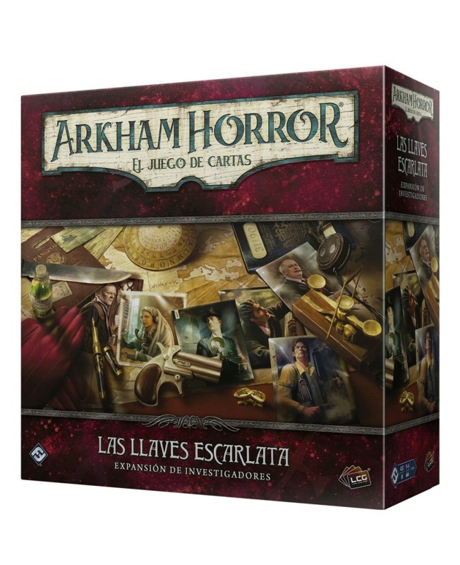 Juego de mesa arkham horror: las llaves escarlata exp investigadores pegi 14