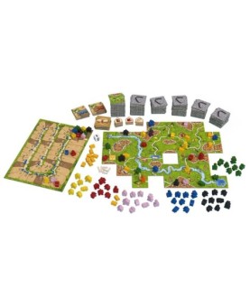 Juego de mesa devir carcassonne plus juego basico & 11 expansiones pegi 8