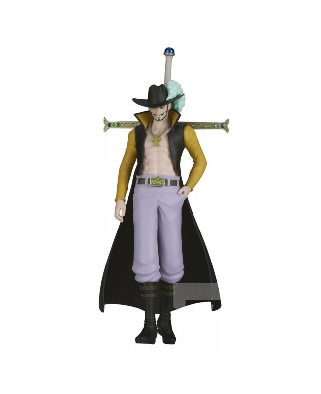 Figura banpresto one piece the shukko dracule mihawk 16cm