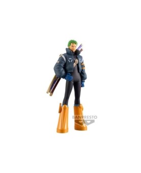 Figura banpresto: one piece dxf grand line series egghead roronoa zoro