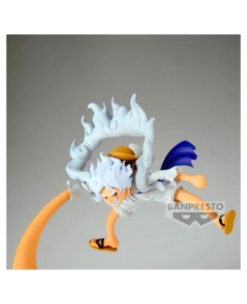 Figura banpresto one piece monkey d. luffy fl gear 5 vol.4 12cm